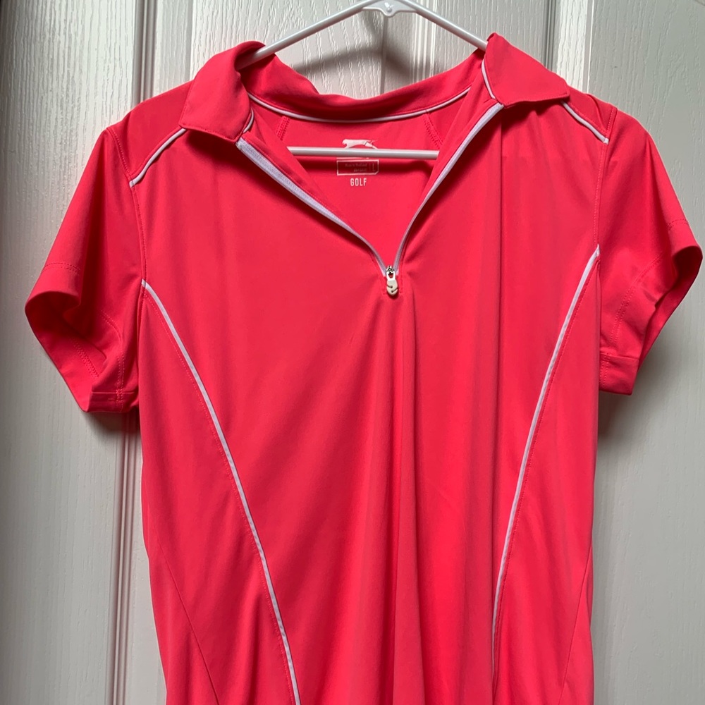 Slazenger ladies large golf shirt, pink